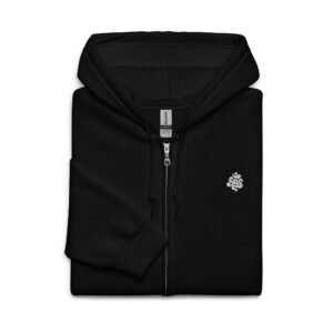 Sweat à capuche épais unisexe à fermeture éclair