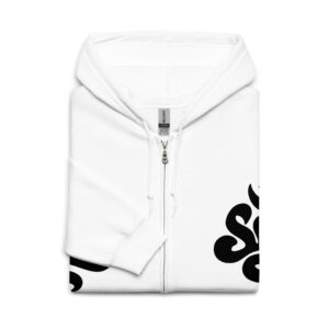 Sweat à capuche épais unisexe à fermeture éclair